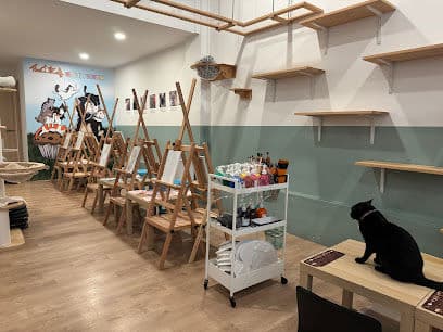 The Cat Cafe x Art Jamming @The Rail Mall - Resident Cat Cafes
